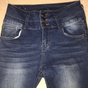 Dark blue wash jeans